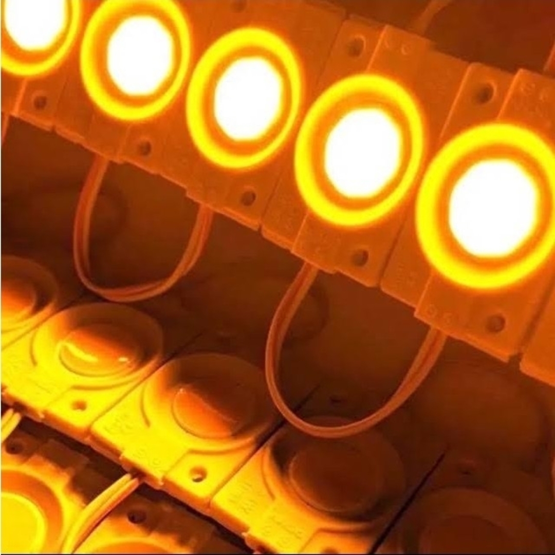 爆光 24V LED シャーシマーカー タイヤ灯 低床4軸 アンバー10個セット 自動車/バイクの自動車(トラック・バス用品)の商品写真