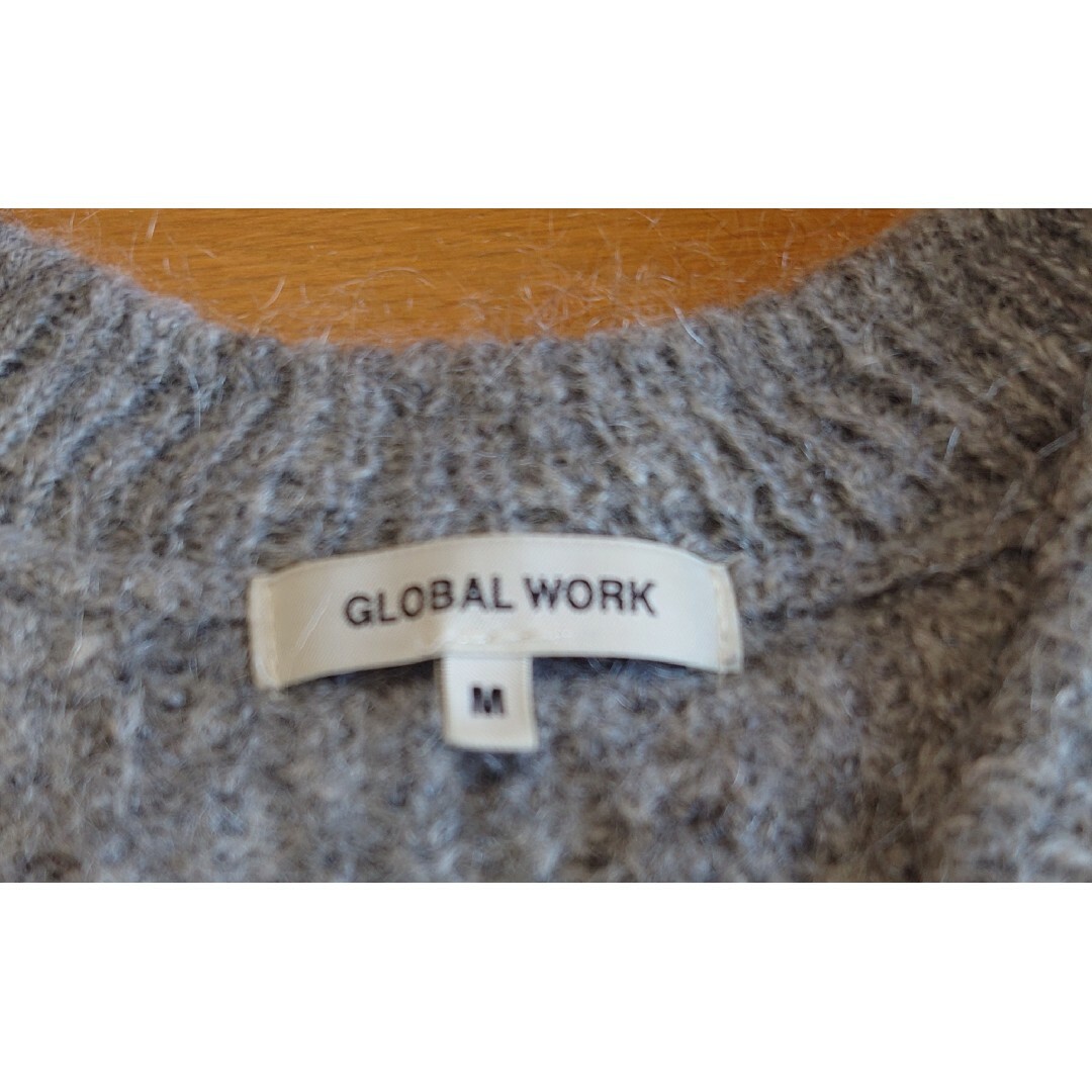 【GLOBAL WORK】Vネックセーター レディースのトップス(ニット/セーター)の商品写真