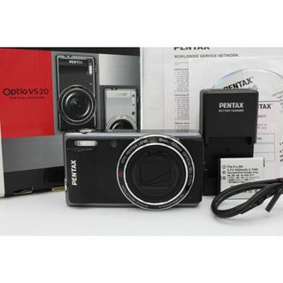 ペンタックス(PENTAX)の＜＜化粧箱付き！！＞＞【良品】PENTAX ペンタックス Optio VS20 ノーブルブラック 1600万画素 28mm 20倍 小型軽量 OPTIOVS20BK #LE2023739(コンパクトデジタルカメラ)