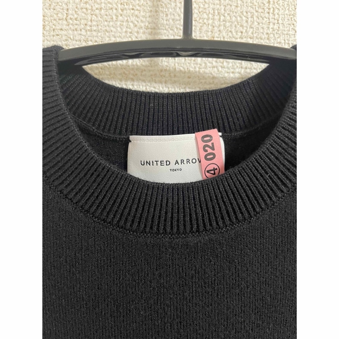 UNITED ARROWS(ユナイテッドアローズ)の美品★UNITED ARROWS C/CA クルーネック ニットワンピース レディースのトップス(ニット/セーター)の商品写真