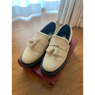 ヴァンズ(VANS)の23cm VANS TASSEL SLIP ON タッセルスリッポン ベージュ(ローファー/革靴)