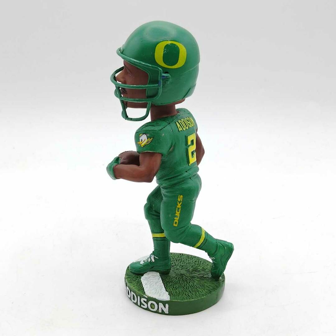 オレゴン大学 ダックス バブルヘッド #2 ブラロン・アディソン BRALON ADDISON Oregon Ducks NCAA アメフト スポーツ/アウトドアのスポーツ/アウトドア その他(アメリカンフットボール)の商品写真