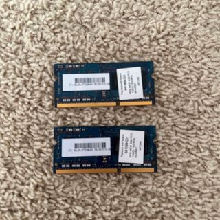 4GB×２枚　SK hynix PC3L-12800S (ノートPC)
