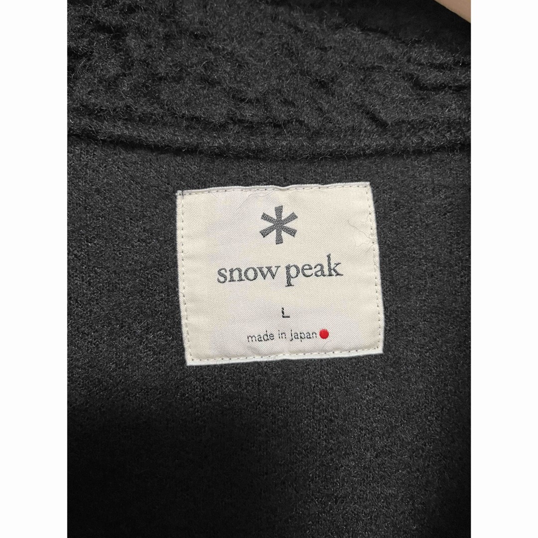 フリースsnowpeak wool fleece jacket Lsize