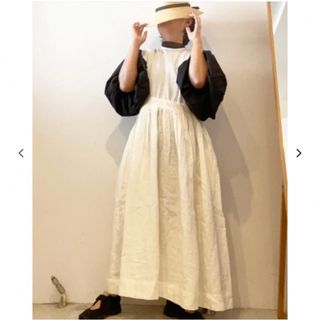 ネストローブ(nest Robe)のsleeveles classic op《off white》ito(ロングワンピース/マキシワンピース)