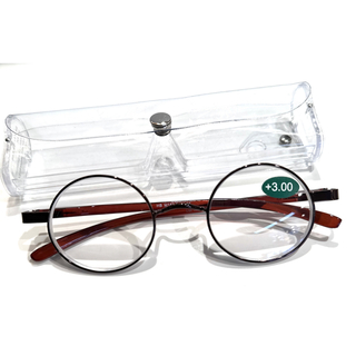 老眼鏡 ＋3.0 丸メガネ　オシャレ　リーディンググラス(その他)