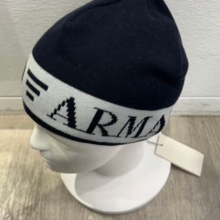 エンポリオアルマーニ(Emporio Armani)のEMPORIO ARMANI  ビーニー　ネイビー(ニット帽/ビーニー)