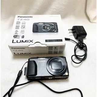 パナソニック(Panasonic)のパナソニック デジカメ LUMIX DMC-TZ40  ブラック(コンパクトデジタルカメラ)