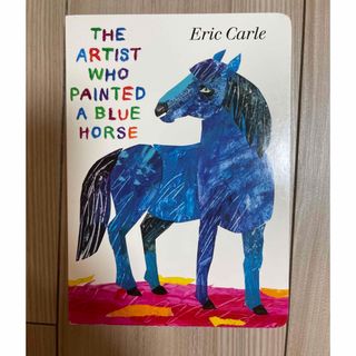 英語絵本 the artist who painted a blue horse