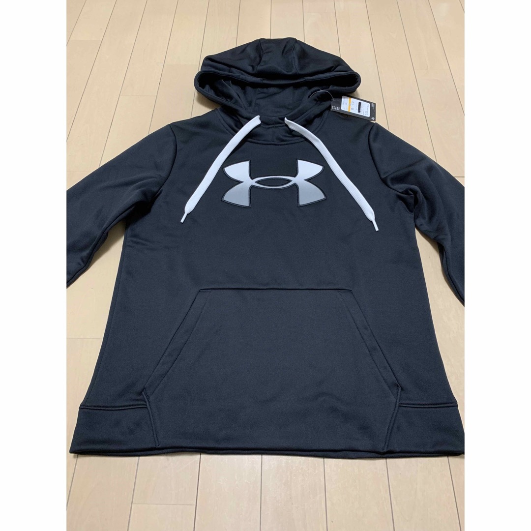 UNDER ARMOUR(アンダーアーマー)の【新品S】アンダーアーマーUNDERARMOURレディース長袖パーカー黒ブラック レディースのトップス(パーカー)の商品写真