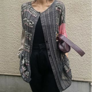 アメリヴィンテージ(Ameri VINTAGE)のAmeriVINTAGE完売品MULTICOLOR KNIT CARDIGAN(カーディガン)