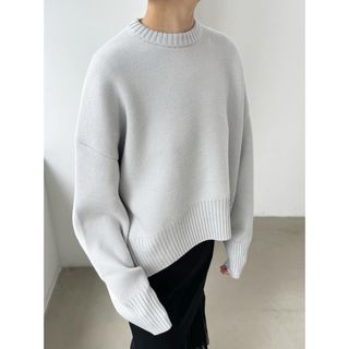 ドゥロワー(Drawer)の【新品タグ付】she tokyo alma ice gray(ニット/セーター)