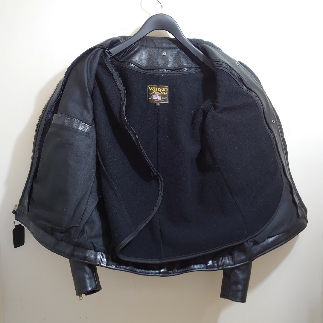 VANSON - ☆新品同様☆VANSON B シングルライダース size 40 VANSON - ☆新品同様☆VANSON B シングルライダース size 40