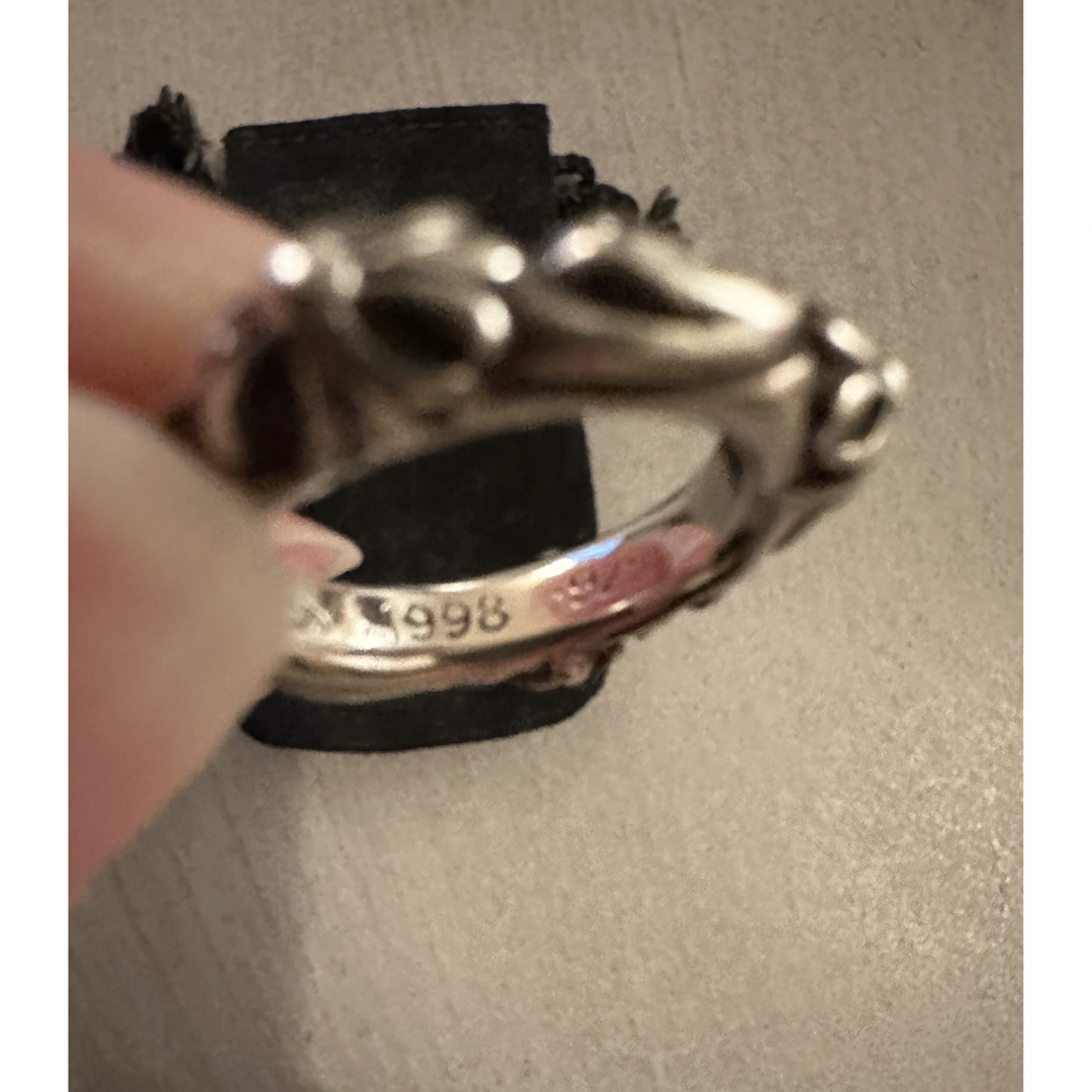 Chrome Hearts(クロムハーツ)のCHROME HEARTS クロムハーツ SBTバンドリング  指輪 9号 メンズのアクセサリー(リング(指輪))の商品写真