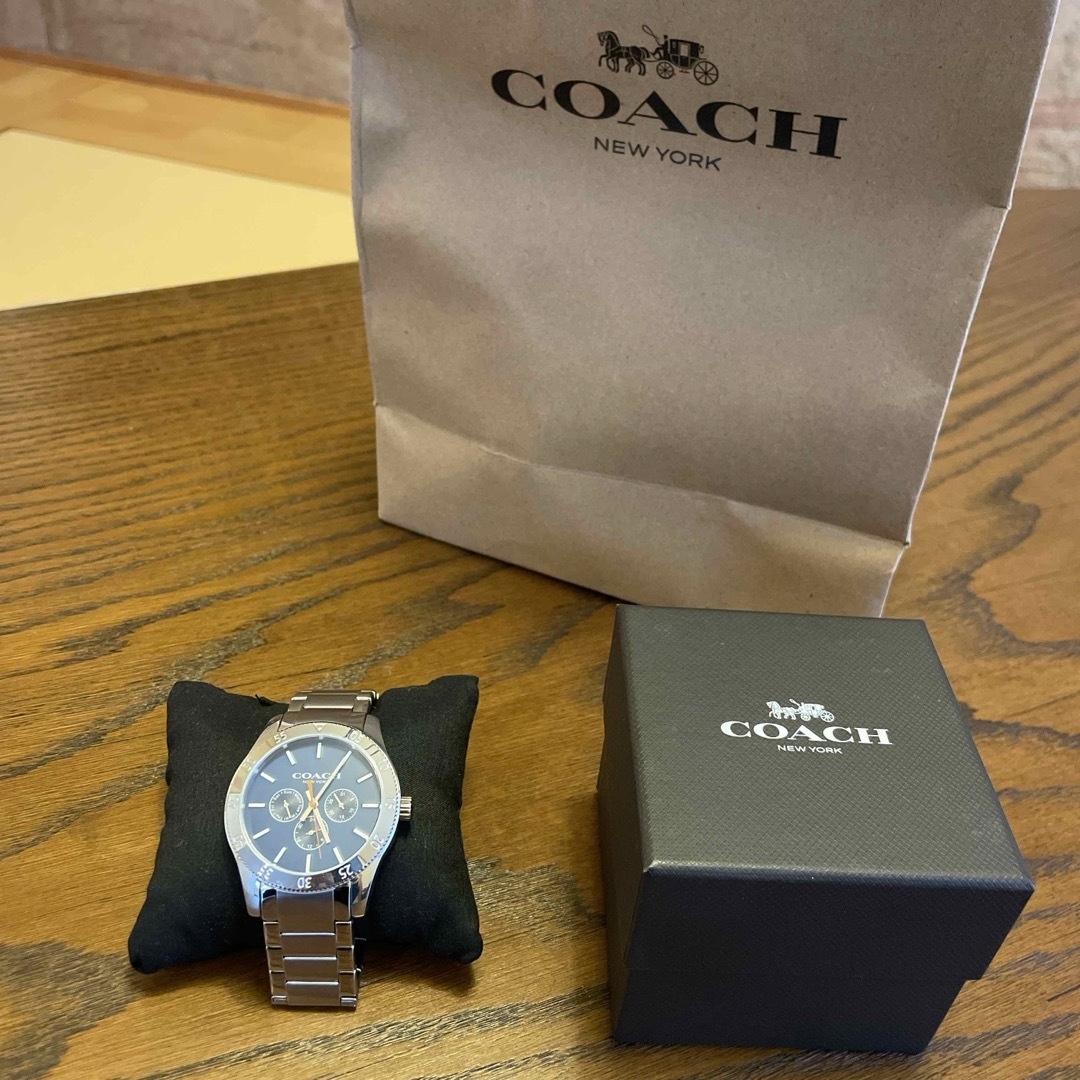 COACH(コーチ)の新品  COACH コーチ  腕時計  青文字盤   メンズの時計(腕時計(アナログ))の商品写真