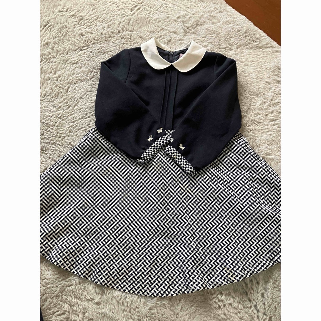 CROWN BANBY(クラウンバンビ)のCROWNBANBY フォーマルワンピース110 入学式 キッズ/ベビー/マタニティのキッズ服女の子用(90cm~)(ドレス/フォーマル)の商品写真