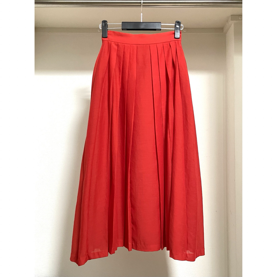 PAMEO POSE(パメオポーズ)の【PAMEO POSE】Voile Pleats Long Skirt レディースのスカート(ロングスカート)の商品写真