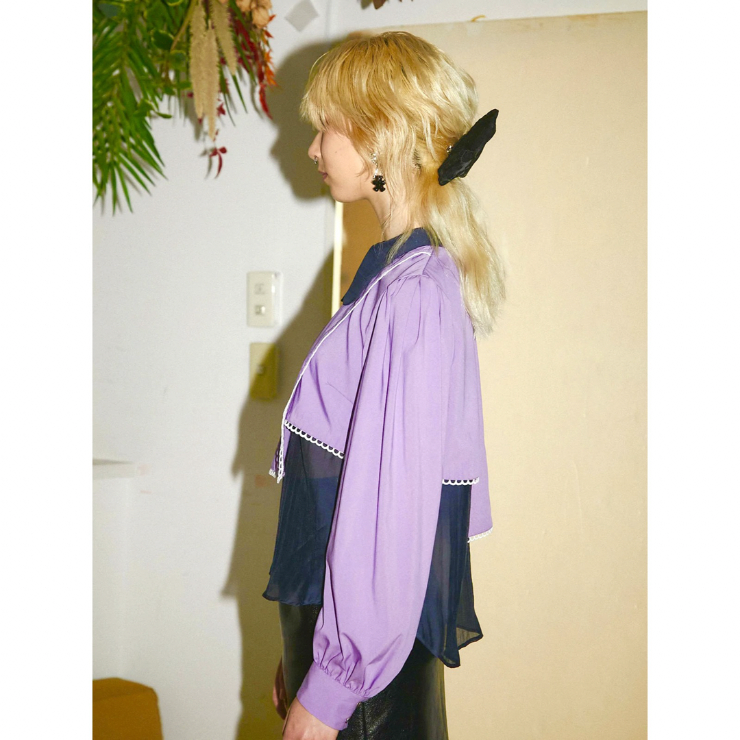 PAMEO POSE(パメオポーズ)の【PAMEO POSE】Upstairs Blouse レディースのトップス(シャツ/ブラウス(長袖/七分))の商品写真