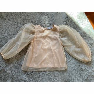 ZARA - お値下げ！！zara kids140 透け感ふんわり袖ブラウス