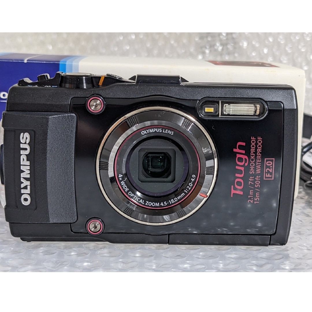 OLYMPUS(オリンパス)のOLYMPUS オリンパス TG TG-4 BLACK スマホ/家電/カメラのカメラ(コンパクトデジタルカメラ)の商品写真