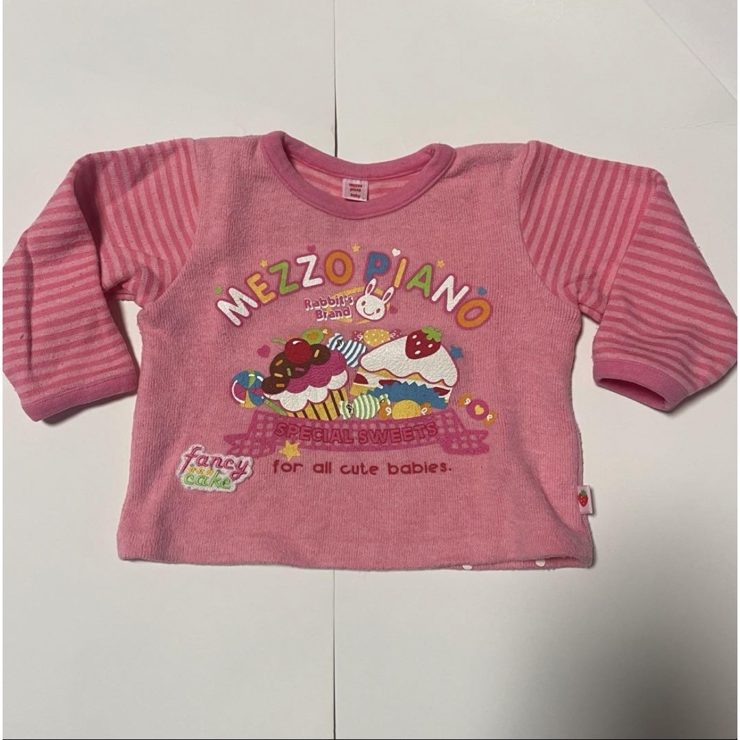 mezzo piano(メゾピアノ)のmezzo piano baby （80） キッズ/ベビー/マタニティのベビー服(~85cm)(Ｔシャツ)の商品写真