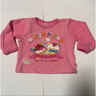 メゾピアノ(mezzo piano)のmezzo piano baby （80）(Ｔシャツ)