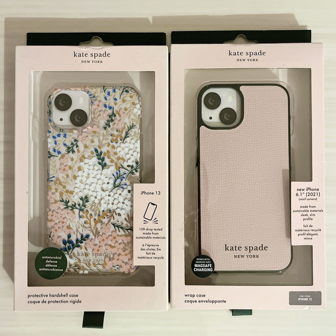 kate spade new york(ケイトスペードニューヨーク)の新品【kate spade】スマホケース　iPhone13 スマホ/家電/カメラのスマホアクセサリー(iPhoneケース)の商品写真