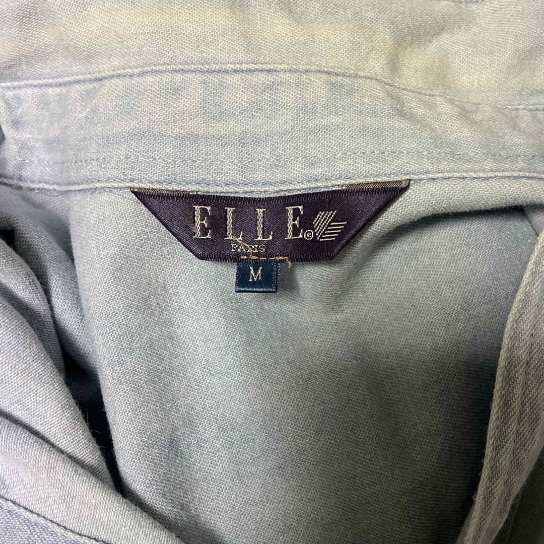 ELLE(エル)のELLE エル　デニムシャツ レディースのトップス(シャツ/ブラウス(長袖/七分))の商品写真