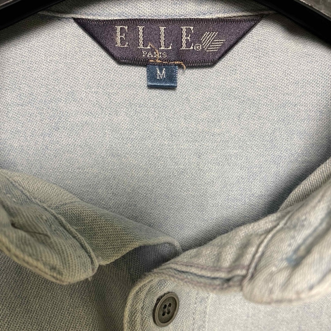 ELLE(エル)のELLE エル　デニムシャツ レディースのトップス(シャツ/ブラウス(長袖/七分))の商品写真