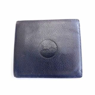 セリーヌ(celine)のセリーヌ CELINE ■ 2つ折り 札入れ レザー ヴィンテージ 黒 ブラック ウォレット 財布 □5L(折り財布)