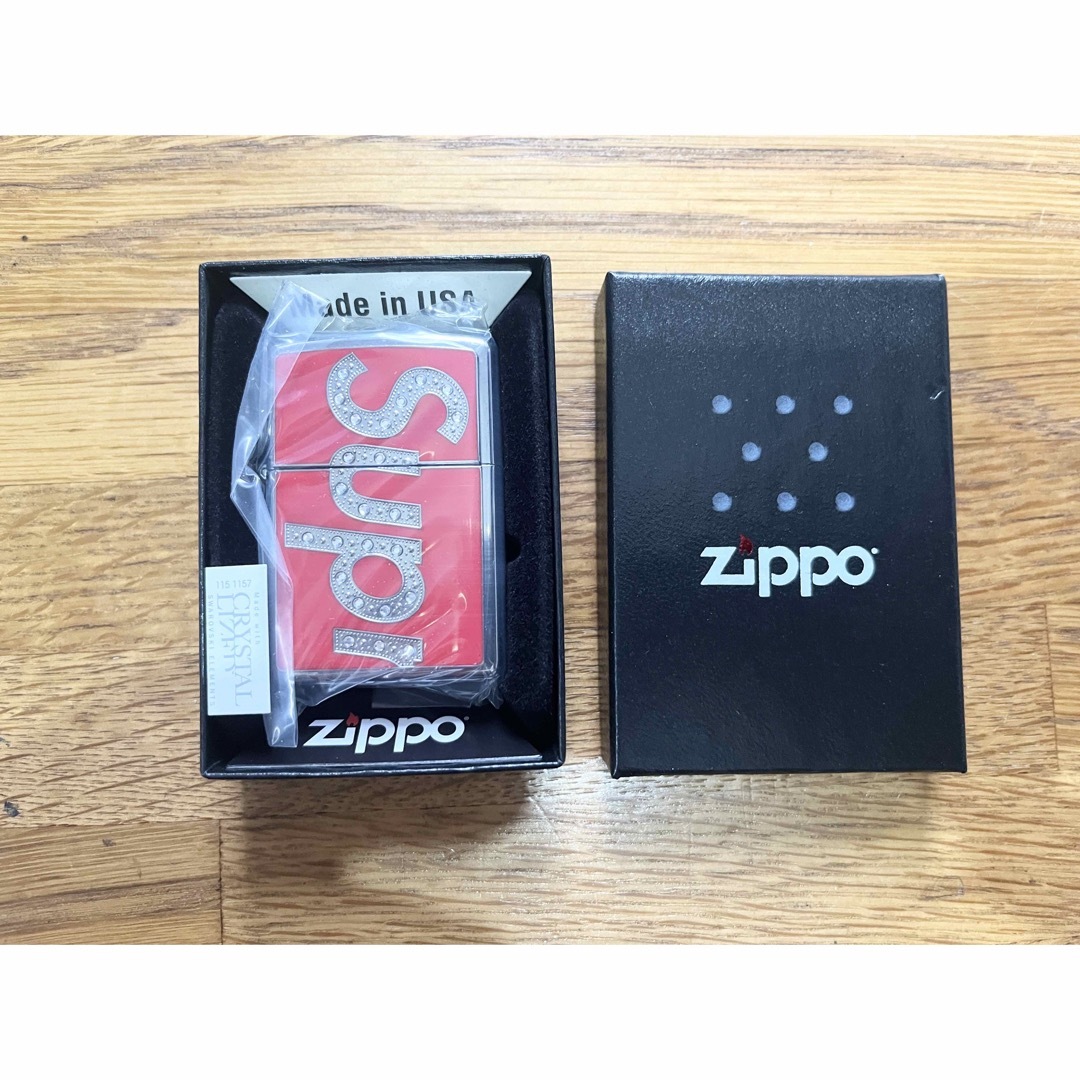 Supreme(シュプリーム)のSupreme Swarovski Zippo Lighterスワロブスキジッポ メンズのファッション小物(タバコグッズ)の商品写真