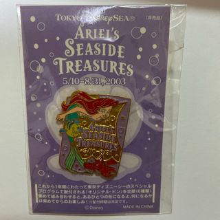 ディズニー(Disney)のディズニーシー 2003 アリエル 非売品 ピンバッチ(バッジ/ピンバッジ)