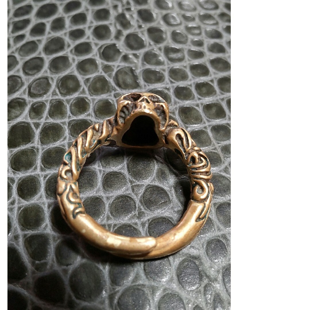 💀スカル(真鍮金メッキRING) メンズのアクセサリー(リング(指輪))の商品写真