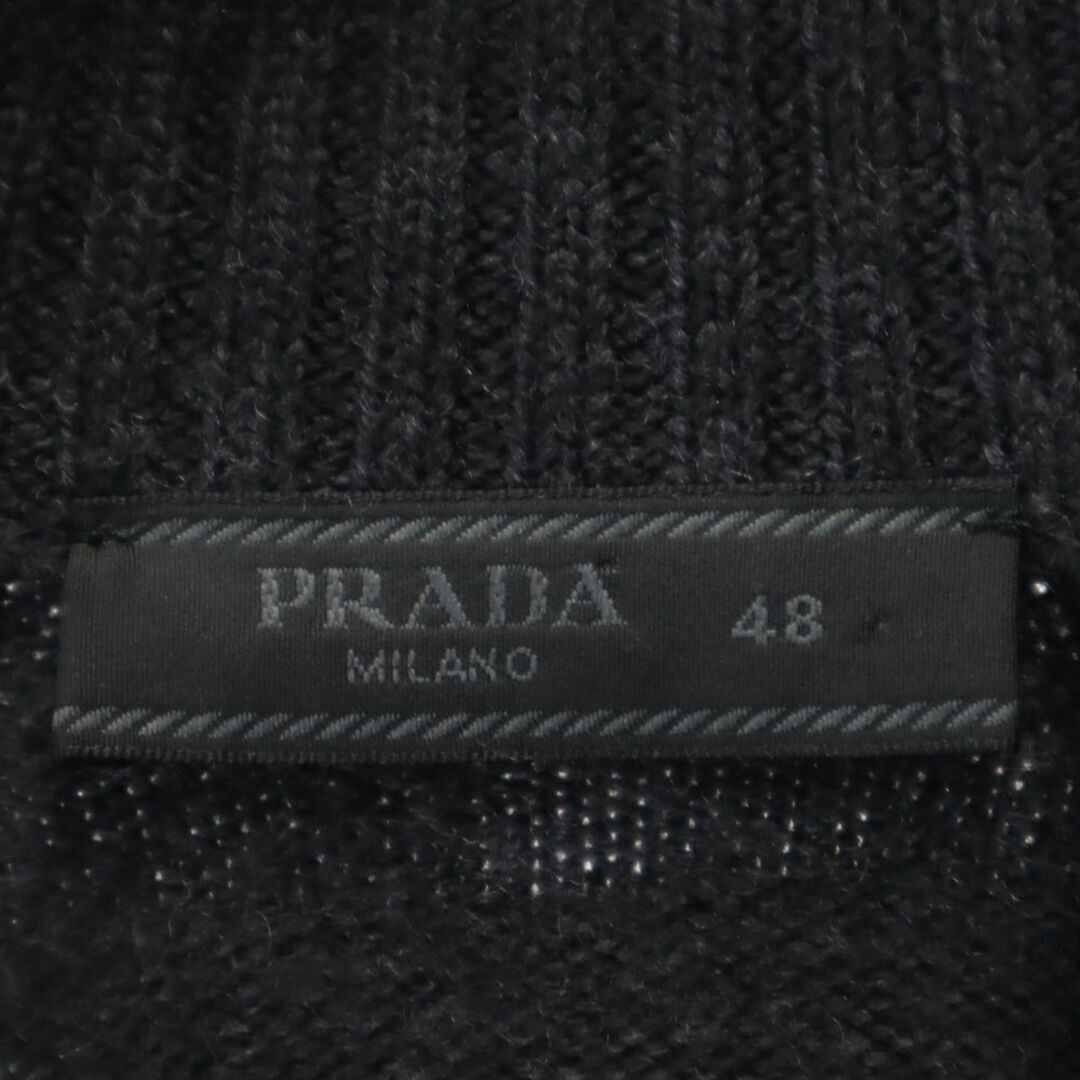 PRADA(プラダ)のプラダ イタリア製 長袖 ウール カーディガン 48 グレー PRADA メンズ 古着 【240106】 メンズのトップス(カーディガン)の商品写真