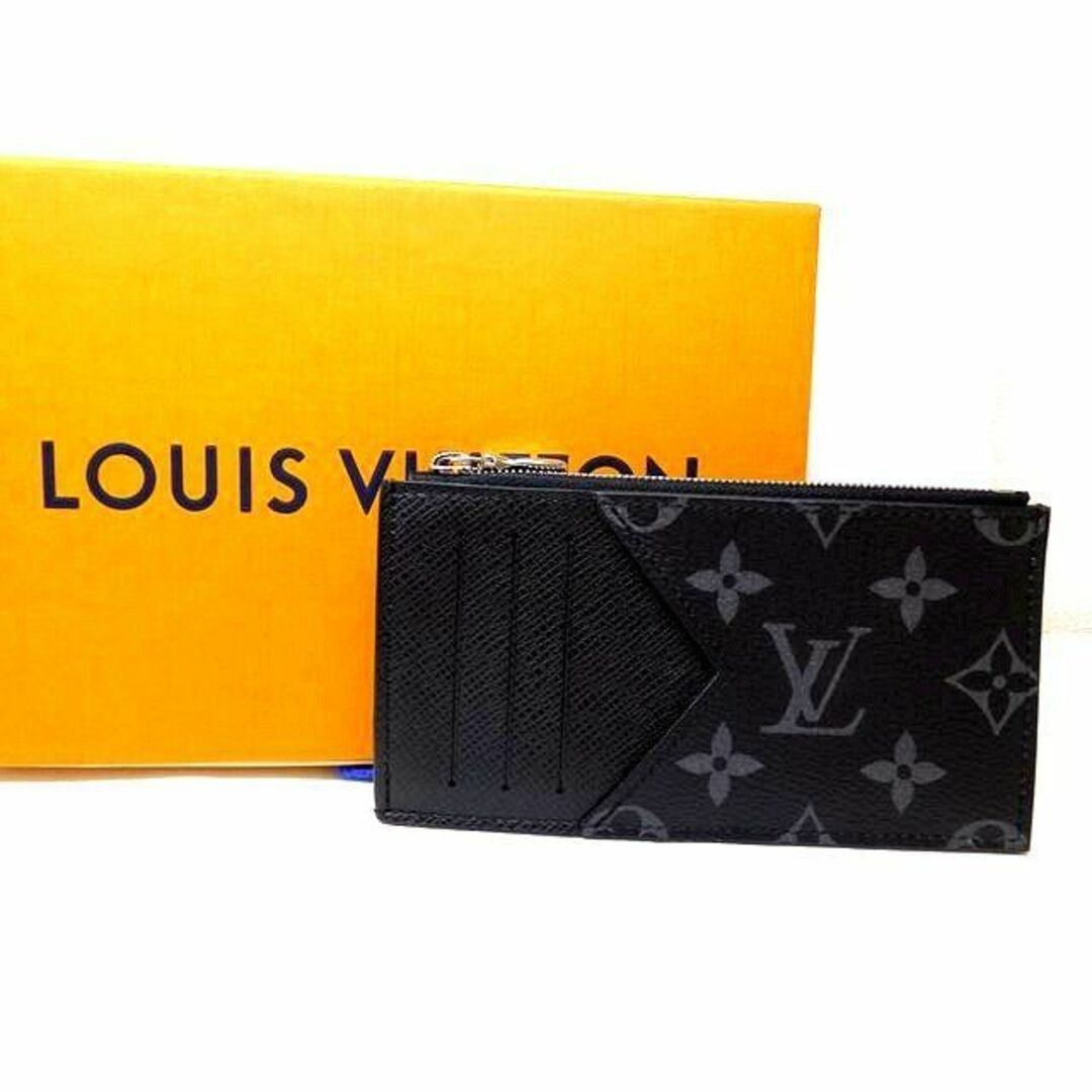 新品 ヴィトン ■ M30271 コインカード・ホルダー 小銭入れ モノグラム エクリプス コインケース Louis Vuitton 未使用 □5F5LM30271