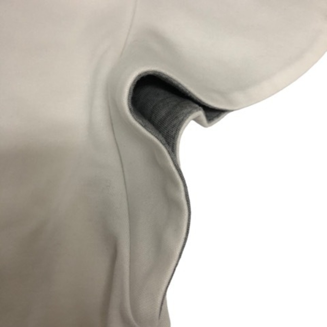 LE CIEL BLEU(ルシェルブルー)のルシェルブルー LE CIEL BLEU カットソー 半袖 無地 白 グレー レディースのトップス(カットソー(半袖/袖なし))の商品写真