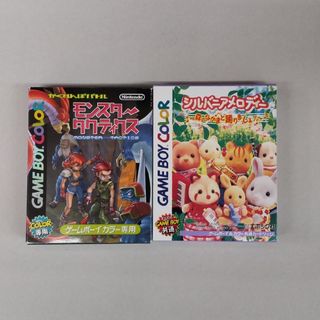 （未開封新品)ゲームボーイソフトモンスタータクティクスシルバニアメロディーセット(携帯用ゲームソフト)