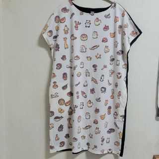 グラニフ(Design Tshirts Store graniph)のからすのパンやさん チュニック graniph グラニフ かこさとし(ひざ丈ワンピース)