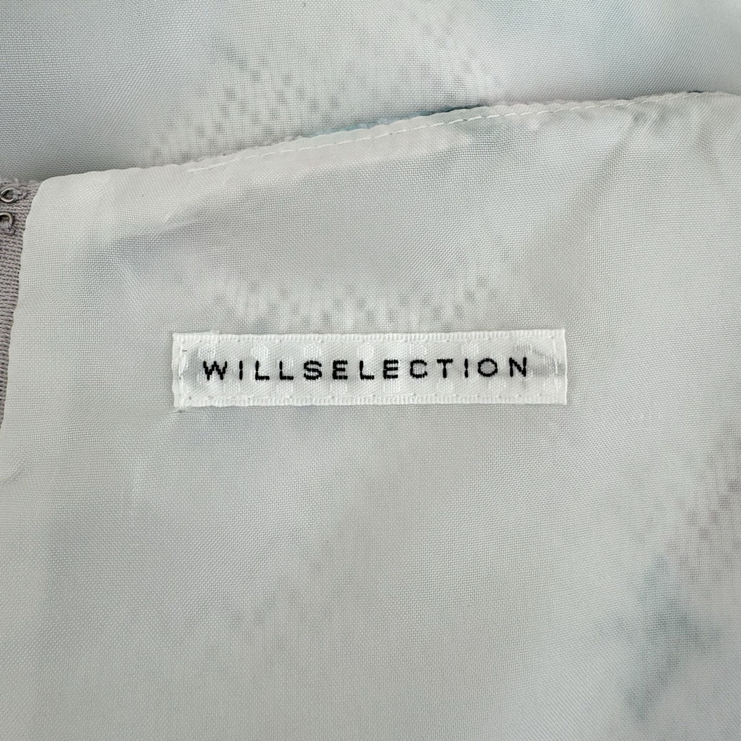 WILLSELECTION(ウィルセレクション)のwillselection★袖フリルフラワーワンピース★ウィルセレクションM レディースのワンピース(ひざ丈ワンピース)の商品写真