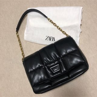 ザラ(ZARA)のZARA キルティングクロスボディバッグ メタルディティール(ショルダーバッグ)