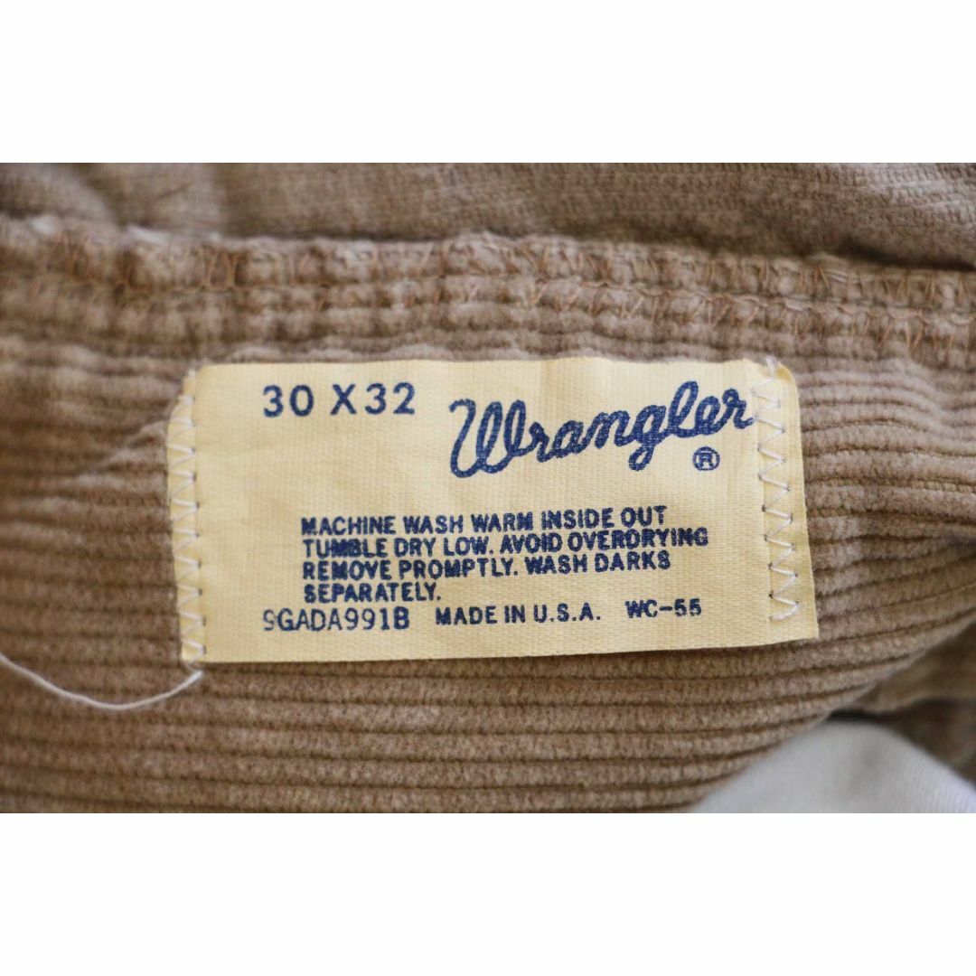 Wrangler(ラングラー)の70s USA製 Wranglerラングラー フレア コーデュロイパンツ ベージュ w30 L32★ブーツカット ビンテージ カントリー メンズのパンツ(スラックス)の商品写真