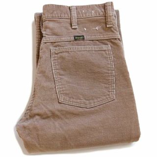 ラングラー(Wrangler)の70s USA製 Wranglerラングラー フレア コーデュロイパンツ ベージュ w30 L32★ブーツカット ビンテージ カントリー(スラックス)