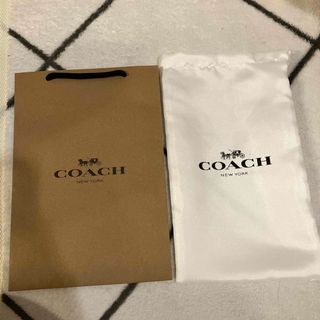 コーチ(COACH)のコーチ　新品　財布　袋　巾着　ショップ袋　ショッパー　ブランド袋(ショップ袋)