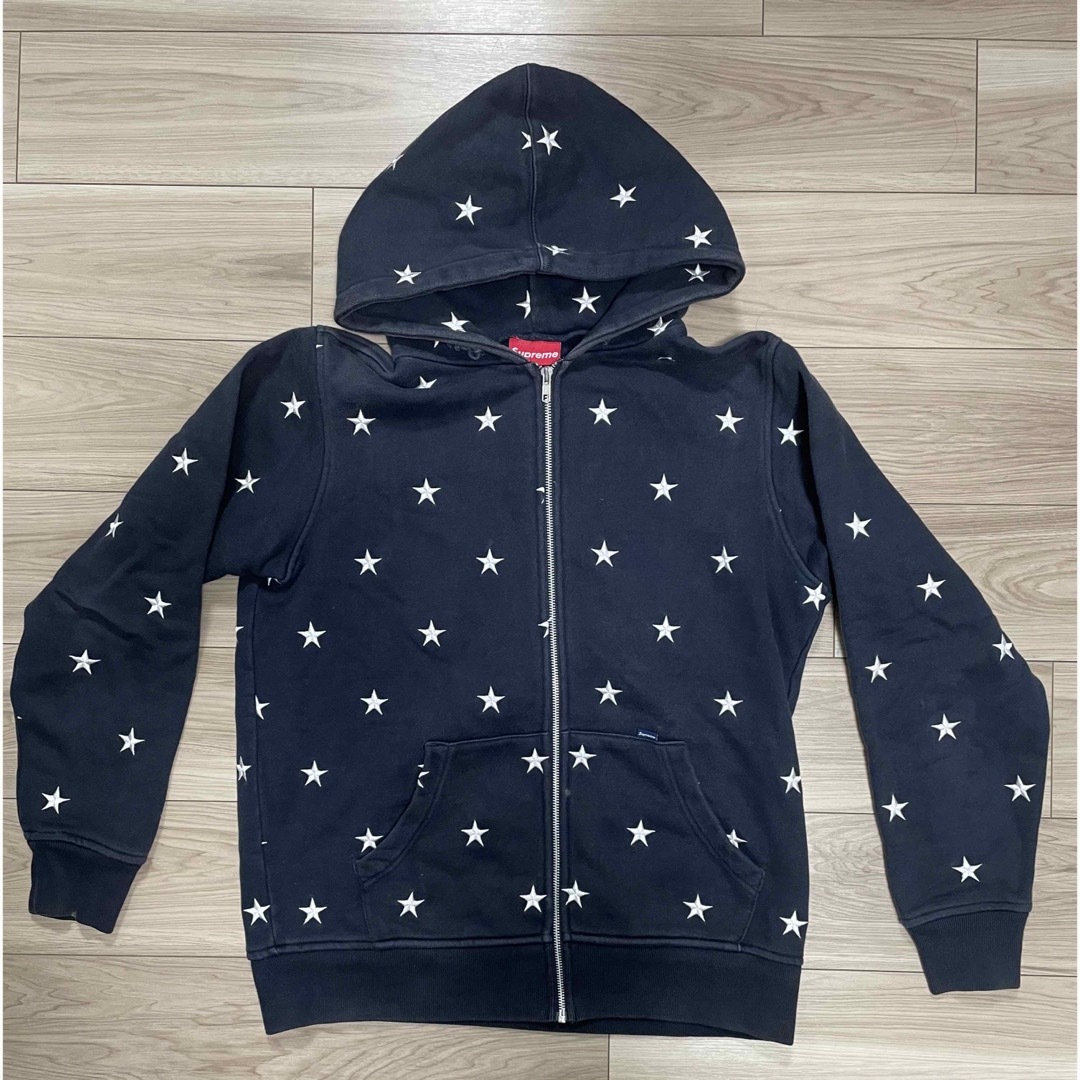 Supreme(シュプリーム)のsupreme star zip up parka m navy  メンズのトップス(パーカー)の商品写真