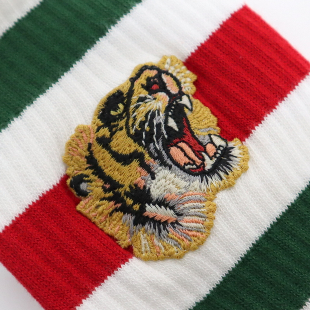 GUCCI - 【GUCCI】グッチ 靴下 タイガー ホワイト ストレッチ GUCCI - 【GUCCI】グッチ 靴下 タイガー ホワイト ストレッチ