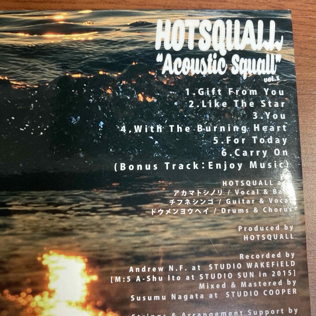 【会場限定盤】HOTSQUALL　"Acoustic Squall" vol.1 エンタメ/ホビーのCD(ポップス/ロック(邦楽))の商品写真