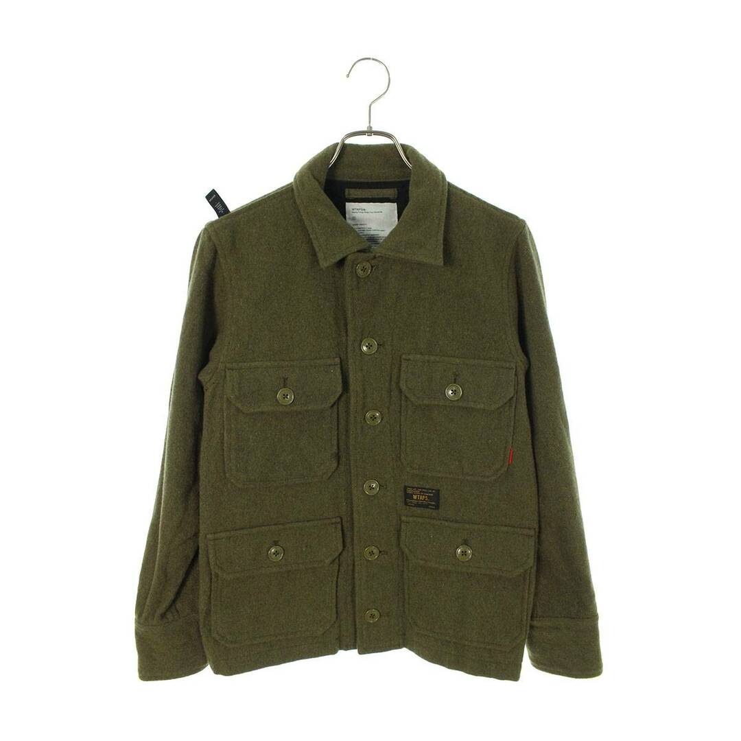 ミリタリージャケットダブルタップス  14AW  142GWDT-JKM06 A-1 ウールミリタリージャケットブルゾン メンズ 1