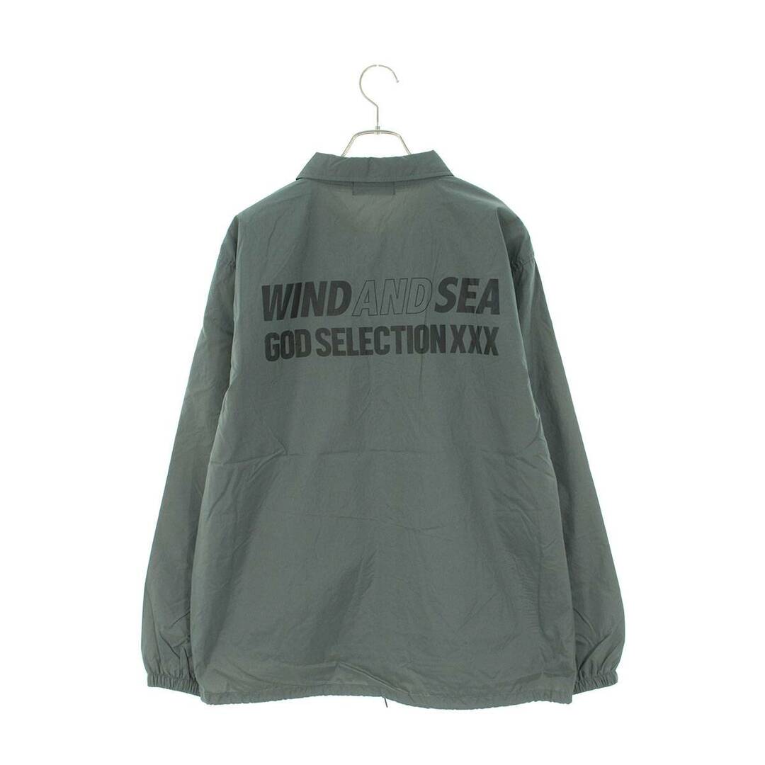 GOD SELECTION XXX(ゴッドセレクショントリプルエックス)のゴッドセレクショントリプルエックス ×ウィンダンシー WIND AND SEA ダブルネームコーチジャケット メンズ L メンズのジャケット/アウター(その他)の商品写真