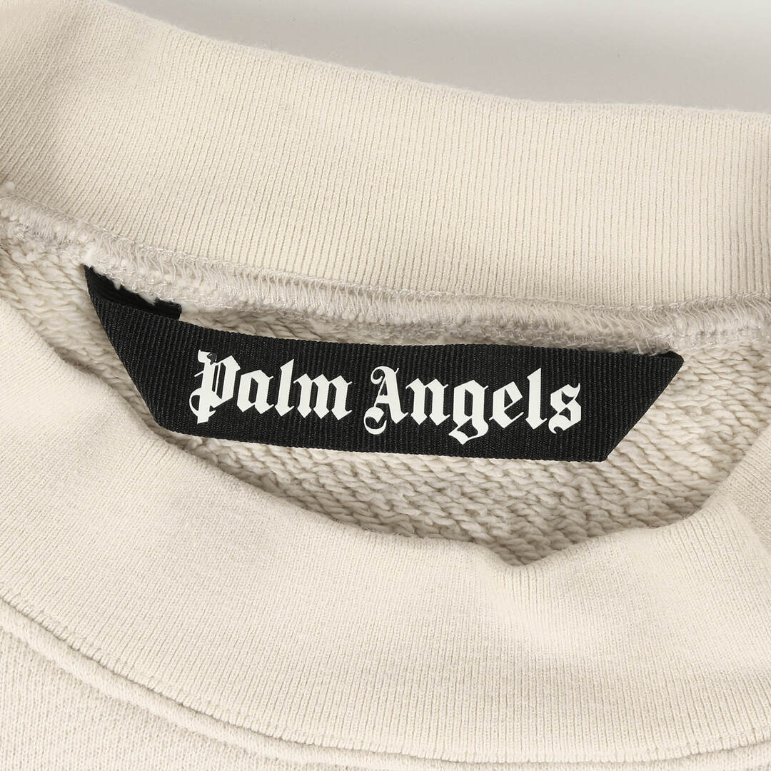 美品 Palm Angels パーム エンジェルス スウェット サイズ:L テディベア ワッペン オーバーサイズ クルーネック スウェット SPRAY BEAR CREW 21AW ベージュ トップス トレーナー カットソー カジュアル ブランド【メンズ】【中古】 メンズのトップス(スウェット)の商品写真