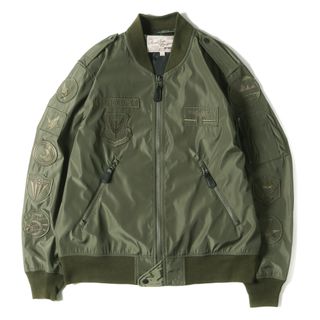 アヴィレックス(AVIREX)の美品 AVIREX アヴィレックス ジャケット サイズ:2XL アメリカ空軍70周年 L-2 フライト ジャケット 70th ANNIVERSARY TYPE L-2 JACKET ミリタリーグリーン アウター ブルゾン カジュアル シンプル アメカジ ミリタリー ブランド【メンズ】【中古】(ミリタリージャケット)